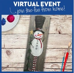 VIRTUAL WOOD BOARD EVENT! PAINT AT HOME!